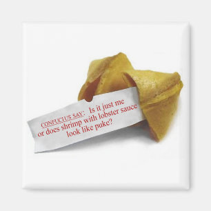 Confucius Say Fortune Cookie fridge magnet Magneet