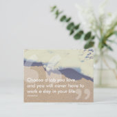 Confucius succesquote briefkaart (Staand voorkant)