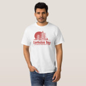 Confucius Zeg Funny T Shirt (Voorkant volledig)