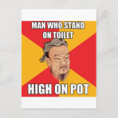 Confucius zeg high op zak briefkaart (Voorkant)
