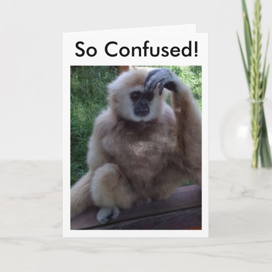 CONFUS À L'AIR QUE VOUS AVEZ DE SI BONNE CARTE D'A (Devant)