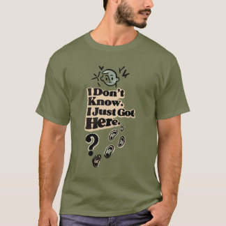 Confused Introvert Quote T-Shirt – “I Don’t Know