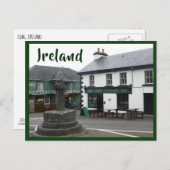 Cong (stil Man) Village Square met tekst Briefkaart (Voorkant / Achterkant)