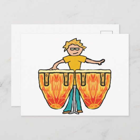 Conga Briefkaart (Voorkant / Achterkant)