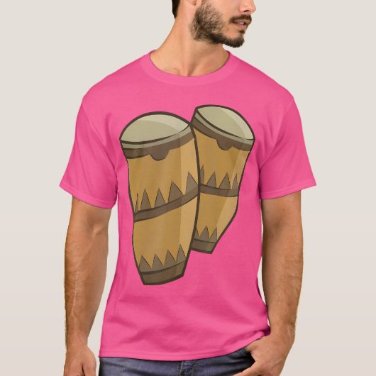 Conga Drummer Gift T-shirt (Voorkant)
