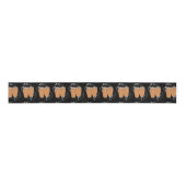 Conga Drums Ribbon - Donker Grosgrain Lint (Voorkant)