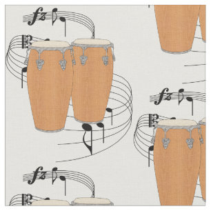Conga Drums Stof