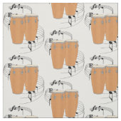 Conga Drums Stof (Swatch)