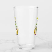 Conga spelende Stickman Glas (Links)