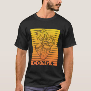 Conga Tumbadora Cubaanse Drums Conguero Drummer Ti T-shirt
