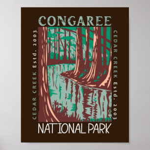 Congaree National Park Cedar Creek  Poster