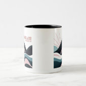 Congaree National Park Colored Hills Tweekleurige Koffiemok (Center)