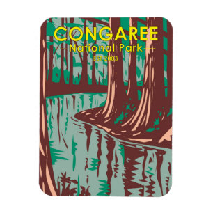 Congaree National Park South Carolina  Mag Magneet