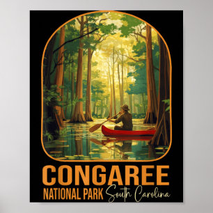 Congaree National Park South Carolina Wandelen Poster