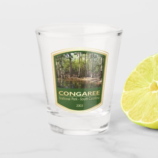 Congaree NP (PF1) Shot Glas (Voorkant)