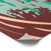 Congaree Parc National de Caroline du Sud Poster V (Coin)