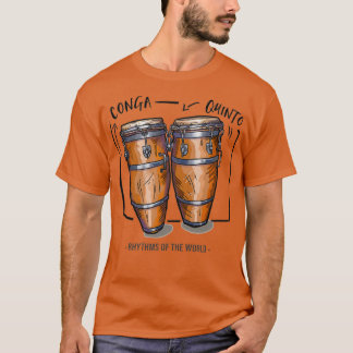 Congas Rhythms van de wereld T-shirt
