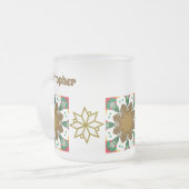 Congelé Noël Mug-Holiday Cheval Mug 🎄 Editable (Devant gauche)