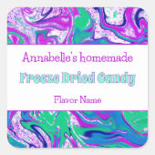 Congeler séché bonbon brillant Étiquette de produi (Devant)