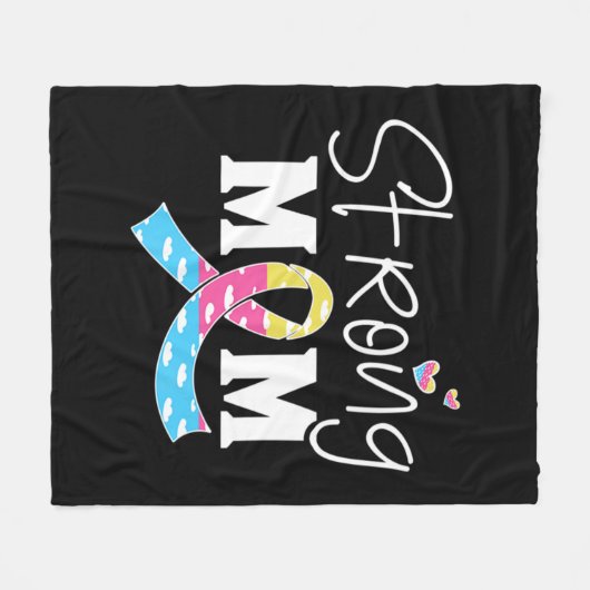 Congenitale diaphragmatica Hernia Awareness CDH Ma Fleece Deken (Voorkant (Horizontaal))