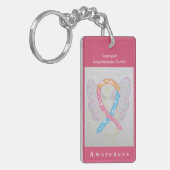 Congenitale diaphragmatica Hernia Awareness Sleute Sleutelhanger (Voorkant Links)