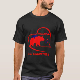 Congenitale hartafwijking Beer van CHD-mamma T-shirt