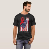 Congestief hartfalen Shirt Awareness American (Voorkant volledig)