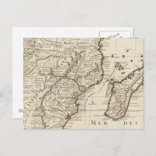 Congo, Afrika Briefkaart (Voorkant / Achterkant)