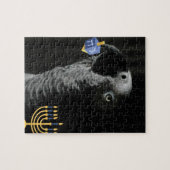 Congo-Afrikaanse Gray Hanukkah Legpuzzel (Horizontaal)