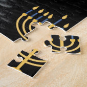 Congo-Afrikaanse Gray Hanukkah Legpuzzel (Zijkant)