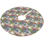 Congo-Afrikaanse grijze kerst Kerstboom Rok (Gekanteld)