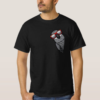 Congo-Afrikaanse grijze papegaai T-shirt