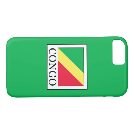 Congo-Brazzaville Case-Mate iPhone Case (Achterkant (Horizontaal))