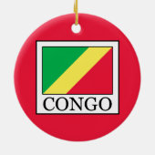Congo-Brazzaville Keramisch Ornament (Achterkant)