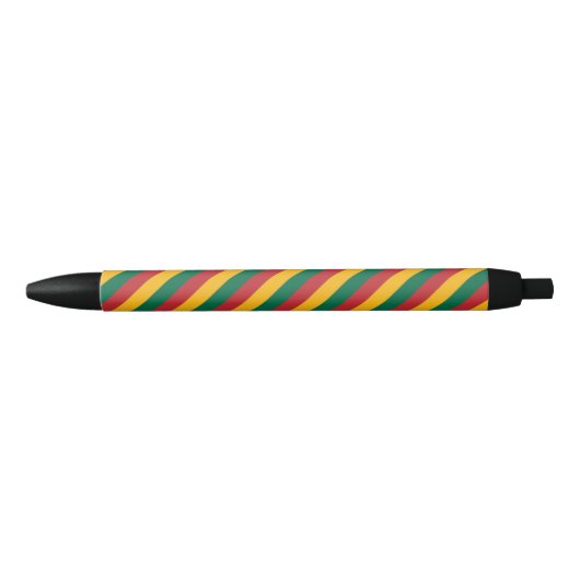 Congo Flag Balpen Zwarte Inkt Pen (Voorkant)