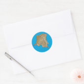 Congo-Kinshasa kaart sticker (Envelop)