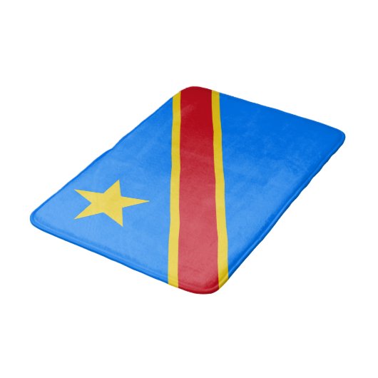Congo Kinshasa Vlag Badmat (Gekanteld)