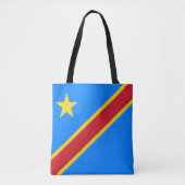 Congo Kinshasa Vlag Draagtas (Voorkant)