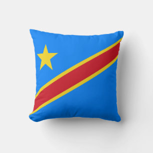 Congo Kinshasa Vlag Kussen