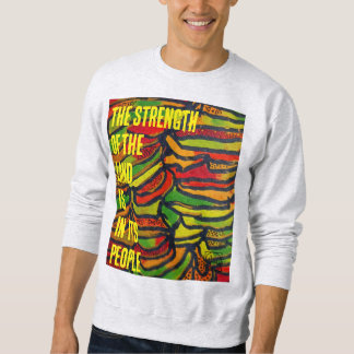 Congo print de kracht van het land trui