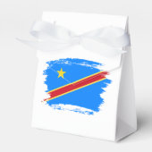 Congo vlag bedankdoosjes (Voorkant Zijde)