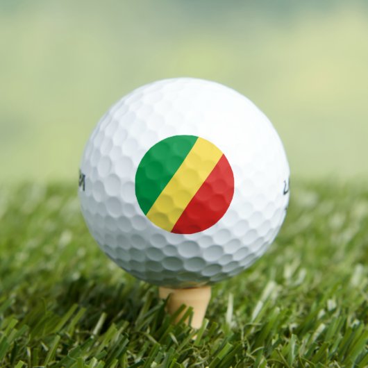 Congo-vlag Golfballen (Insitu Shirt)
