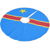 Congo vlag kerstboom rok (Gekanteld)