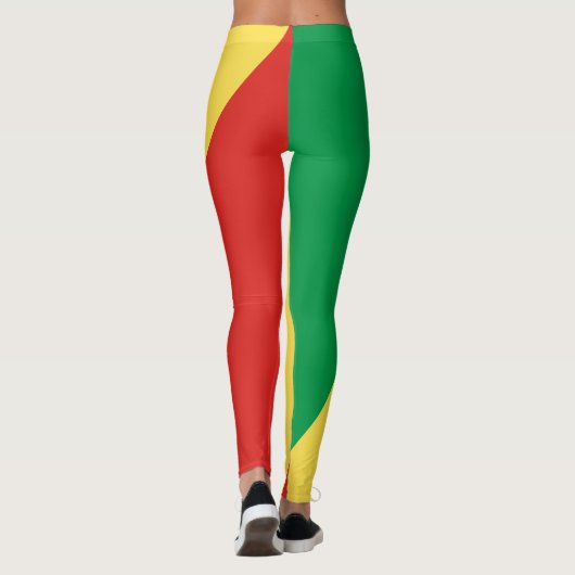 Congo-vlag Leggings (Achterkant)