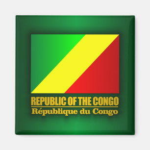 Congo-vlag Magneet