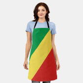 Congo-vlag Schort (Gedragen)