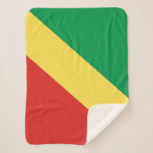 Congo-vlag Sherpa Deken (Voorkant)