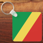 Congo-vlag Sleutelhanger (Voorkant)