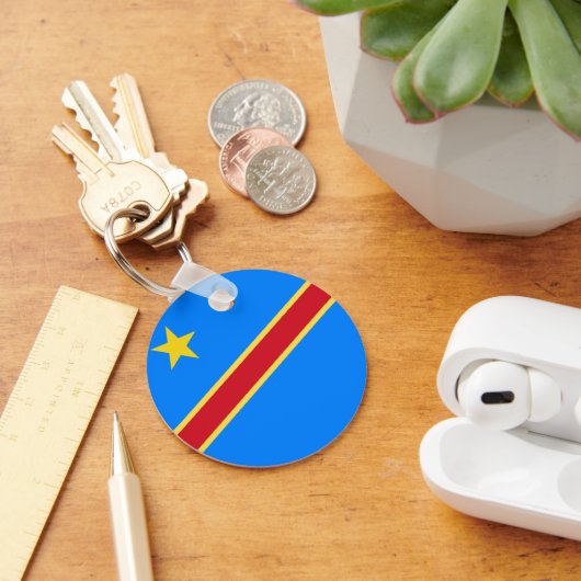 Congo vlag sleutelhanger (Bureau)