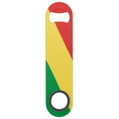 Congo-vlag Speed Flessenopener (Achterkant)